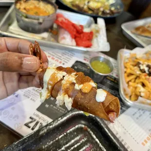 Shrimp Taquitos. Brunch 2/11/2024