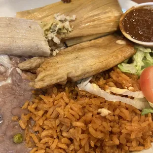 Tamale plate.