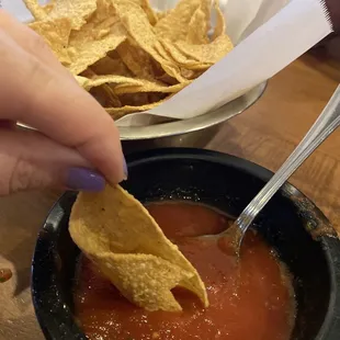 Free chips and Salsa