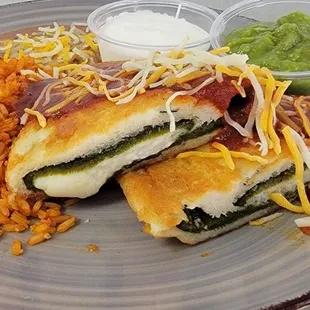 Chile relleno plate