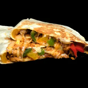a chicken burrito