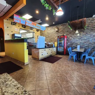 Restaurant and walk up counter