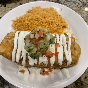 Chimichanga Plate