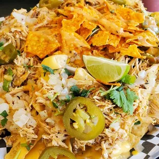 a close up of a plate of food