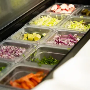 Fresh Ingredients Cut Daily