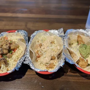 From left to right - Magic Mushroom, South Padre, &amp;  I-Chee-Wa-Wa