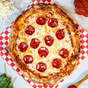 pizza, food