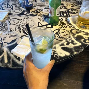 Mojito, bottled beer (only- no draft)