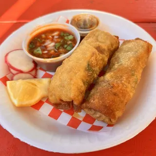 Birria Egg Rolls