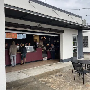 Outside of restaurant