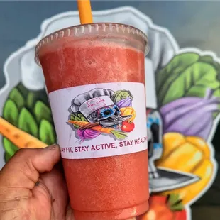 Summer flavor smoothies