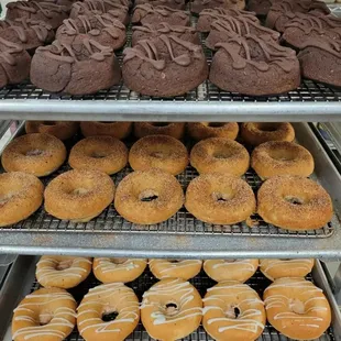a variety of doughnuts