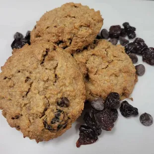 NEW Cherry Chocolate Chip Oatmeal Cookies