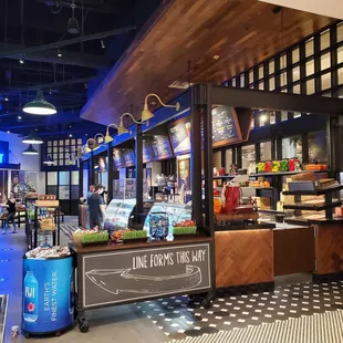 the inside of a coffee shop