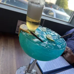 GIANT margarita- you have to have 2 people minimum share this drink