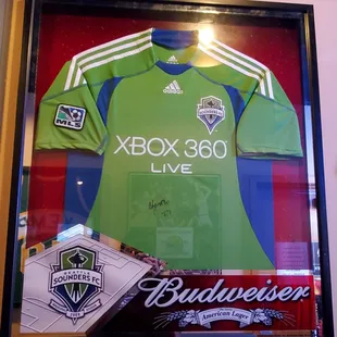 Sounders #27 signed jersey