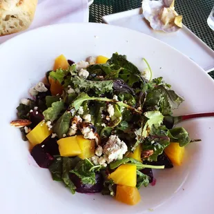 Great Trio of Kale salad with beets