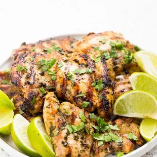 Pasture raised cilantro lime chicken.