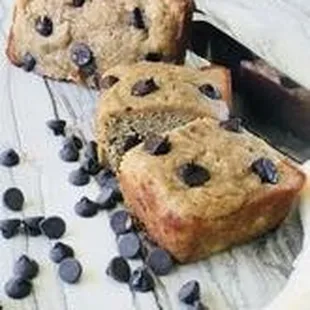 Gluten free dairy free wholesome ingredient banana bread.