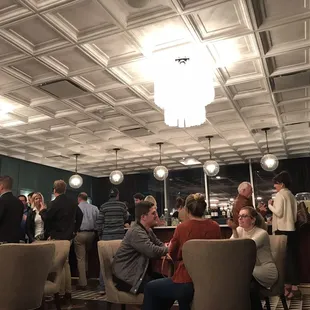 Close to the bar area