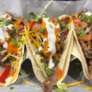 Steak tacos