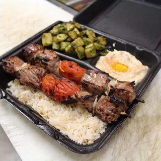 Beef Kabob Plate