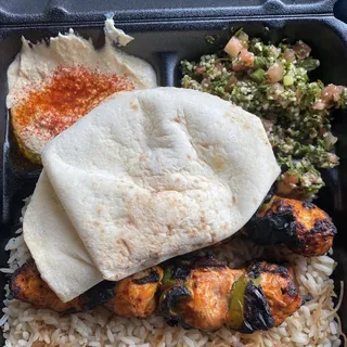 Chicken Kabob Plate