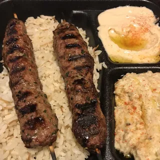 Kafta Kabob Plate