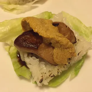 Foie Gras Lettuce Wrap