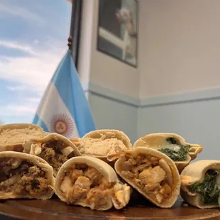 Empanadas filled with delicious flavors.