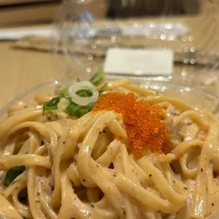 cold mentai pasta (mini)