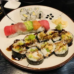 sushi and sashimi, food, sashimi, sushi