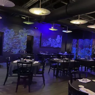 the interior of a restaurant