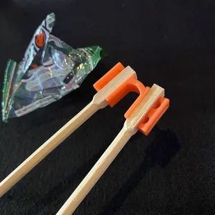 They have cheaters for the chopsticks