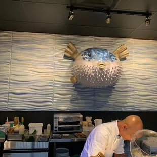 a chef in a restaurant