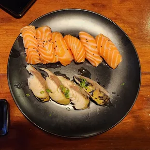 food, sushi and sashimi, sushi, sashimi