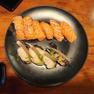 food, sushi and sashimi, sushi, sashimi
