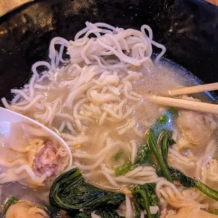 Noodles clumped together and totally overcooked