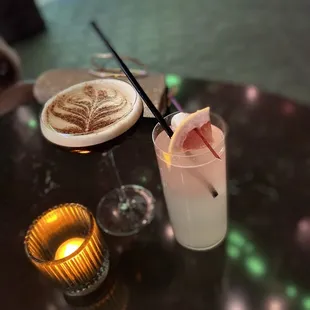 Fuhu Haiku mocktail (on the right)