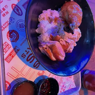 Peking duck rice bowl