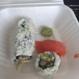 I definitely feel like my California roll was not made with love :'(
