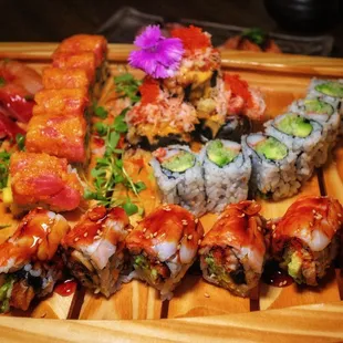 sushi and sashimi, sashimi, food, sushi