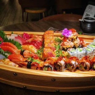 food, sushi and sashimi, sushi, sashimi