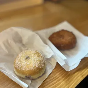 Ube Malasada &amp; Curry bun