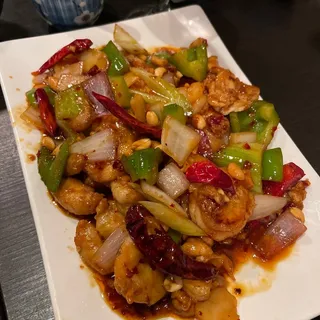 (Bento)Kung Pao Shrimp