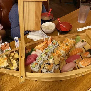 sushi boat for 2