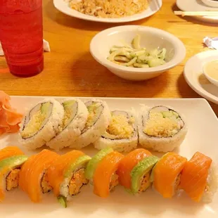 food, sashimi, sushi, sushi and sashimi