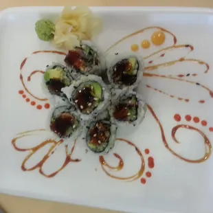 Art in the sushi! !!