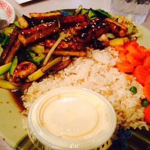 Tofu teriyaki meal $5.99