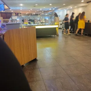 Inside from the front counter